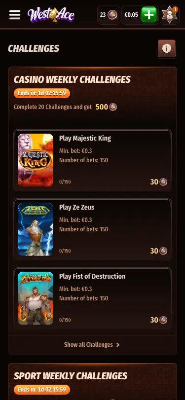 West ace casino, west ace casino login